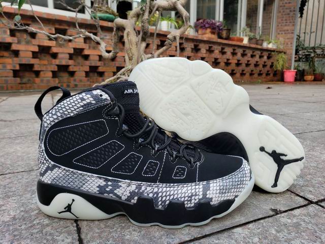 Air Jordan 9 Black Snake AJ IX Men's Basketball Shoes-18